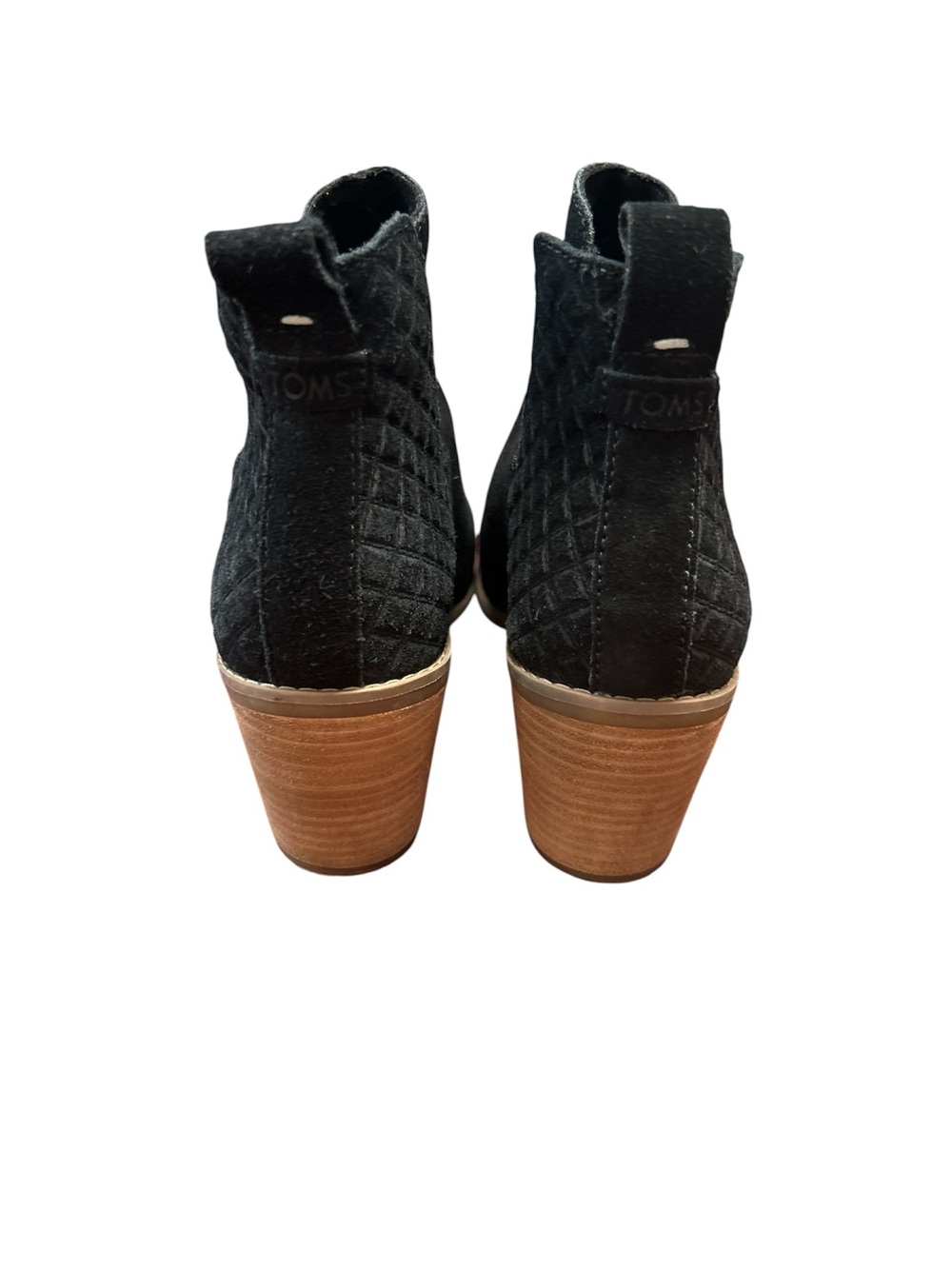 TOMS Black Suede Everly Bootie - Picture 2 of 5